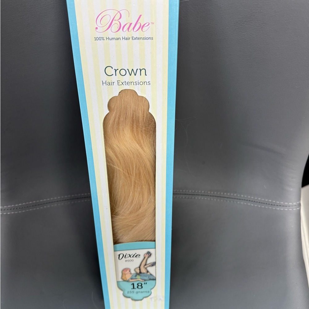 18” Babe Crown hair extensions